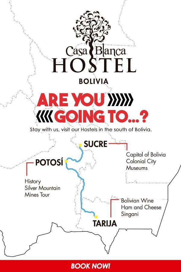 Hostel Casa Blanca 수크레 외부 사진